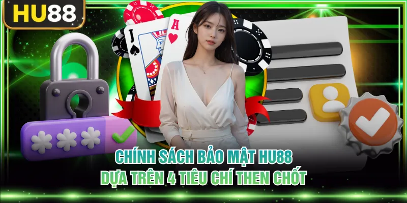 Chính sách bảo mật HU88 dựa trên 4 tiêu chí then chốt