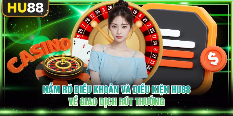 Nắm rõ điều khoản và điều kiện HU88 về giao dịch rút thưởng